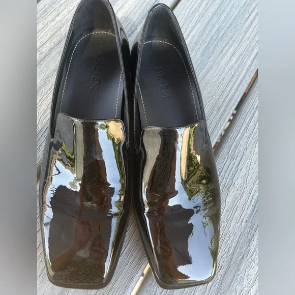 ME+EM Black Patent Leather Loafers - Picture 2 of 9